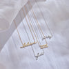 Pray Script Necklace with other Spiritual Necklaces