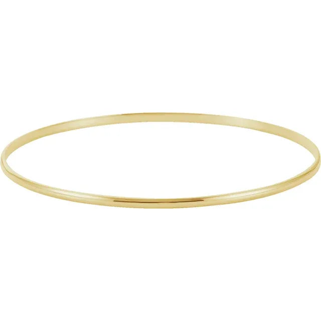 14K Gold] Custom 8mm Close Bangle Bracelet *Made-to-order* – Maxi Hawaiian  Jewelry マキシ ハワイアンジュエリー ハワイ本店