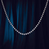 The perfect diamond line tennis necklace for every bride on their wedding day!